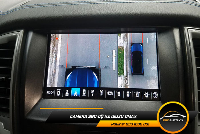 Lắp Camera 360 Độ Xe Isuzu D-max - Ảnh 3