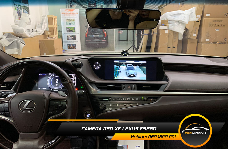 Lắp Camera 360 Độ Xe Lexus ES 250 - Ảnh 8