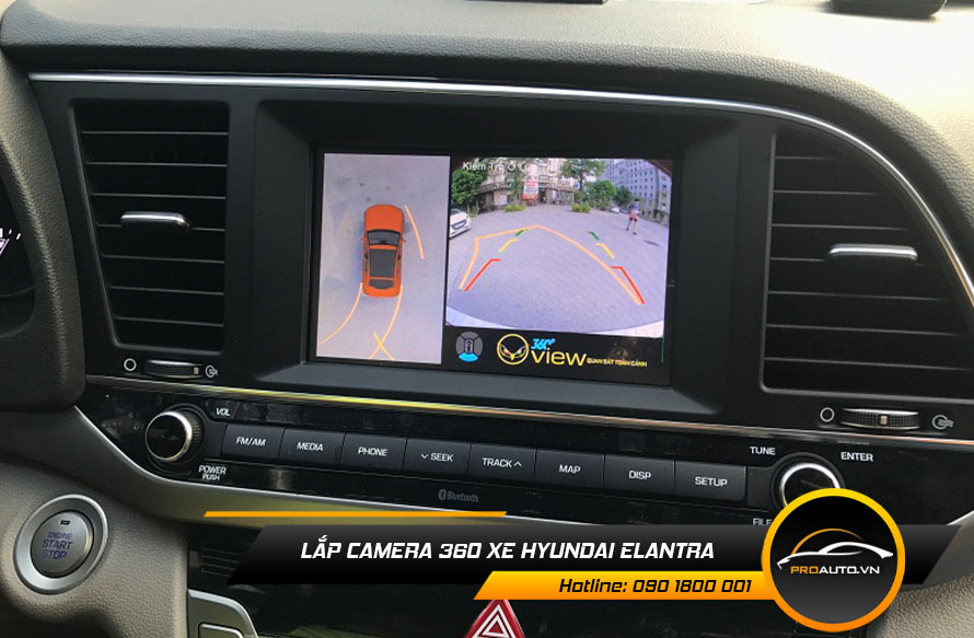 Lắp Camera 360 Độ Xe Hyundai Elantra - Ảnh 5