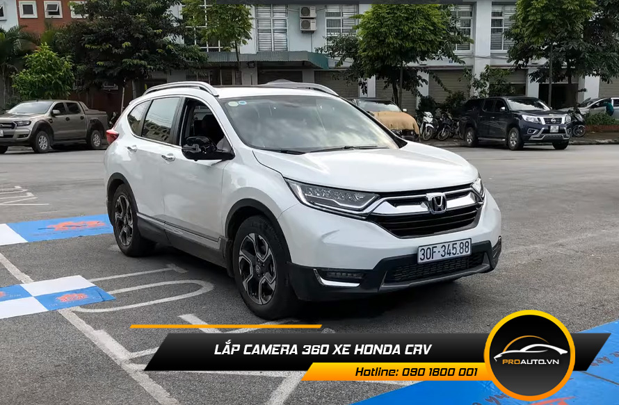 Nâng cấp và lắp camera 360 độ xe Honda CRV