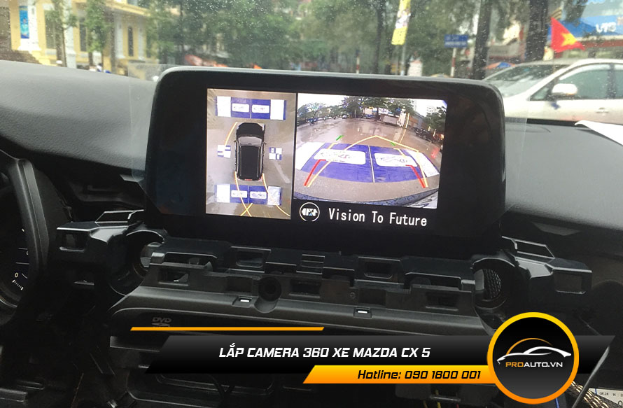 Lắp Camera 360 Độ Xe Mazda cx5 - Ảnh 4