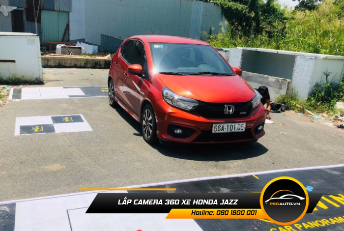 Nâng cấp và lắp camera 360 độ xe Honda Jazz