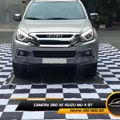 Lắp Camera 360 Độ Xe Isuzu Mu-x B7