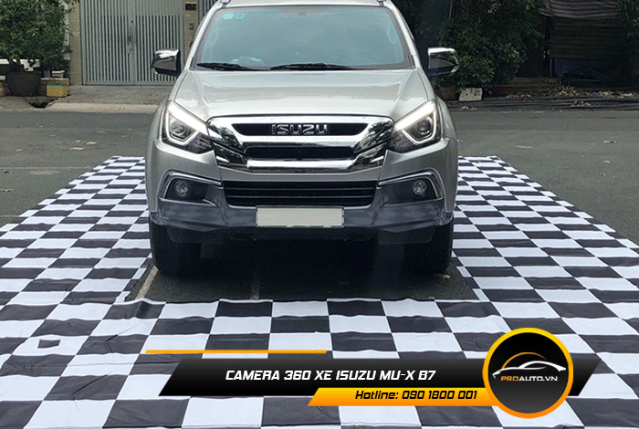 Nâng cấp và lắp camera 360 độ xe Isuzu Mu-x B7