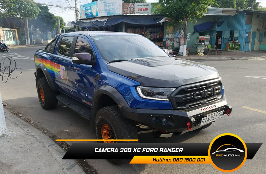 Lắp Camera 360 Độ Xe Ford Ranger