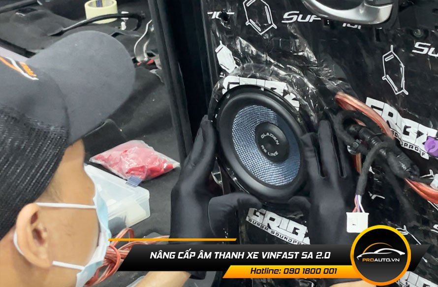 Nâng cấp âm thanh Vinfast Lux SA2.0