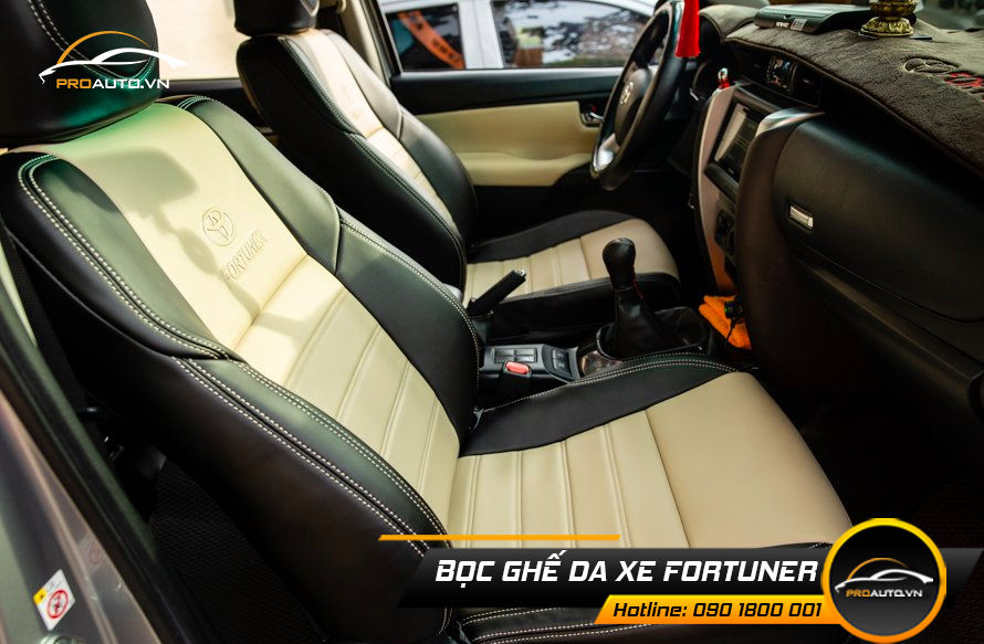 Bọc ghế da xe Toyota Fortuner
