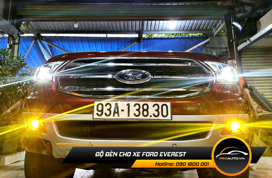 Độ đèn xe Ford Everest -Tăng tính thẩm mỹ cho xe