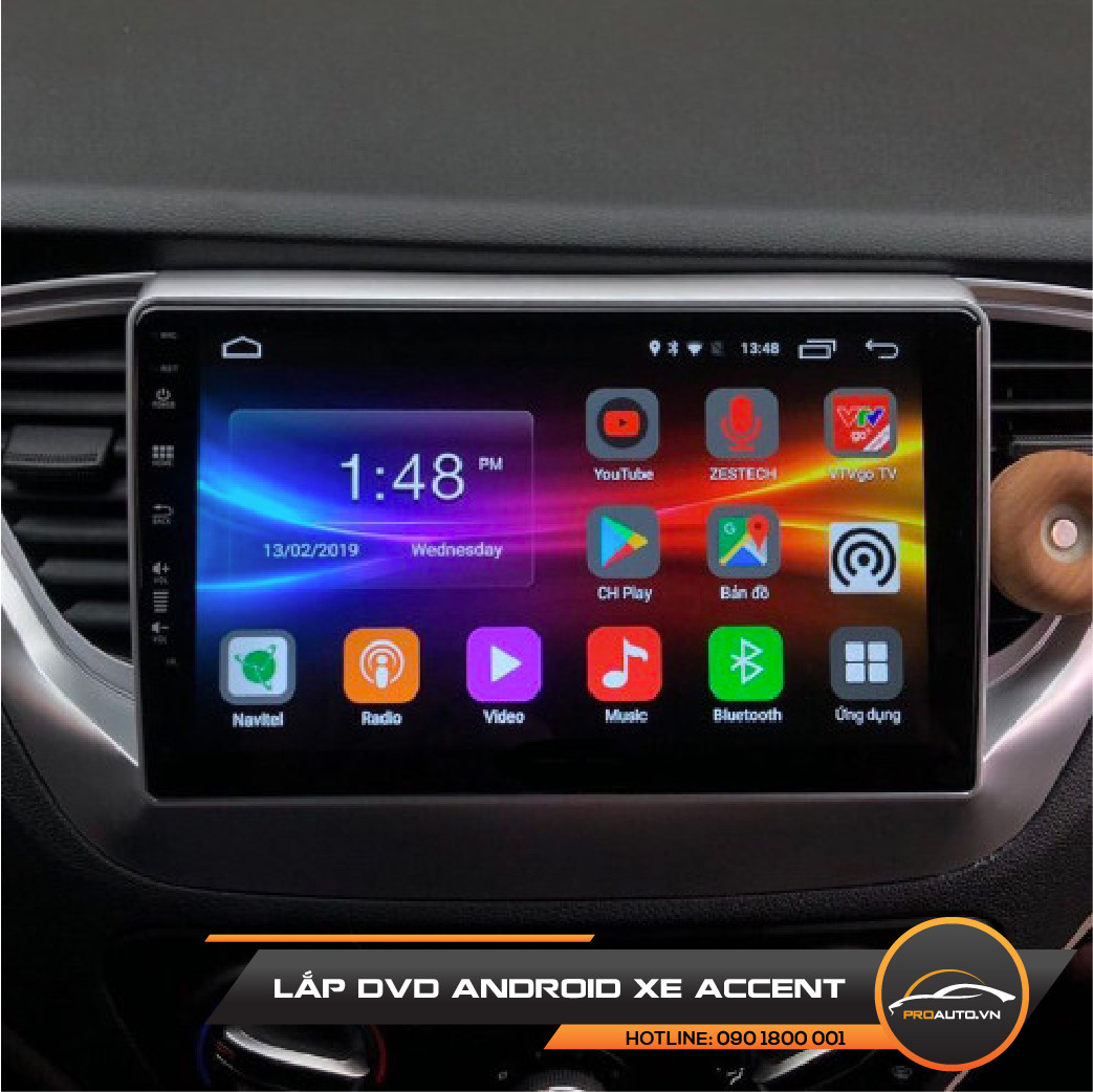 Màn hình Android xe Accent