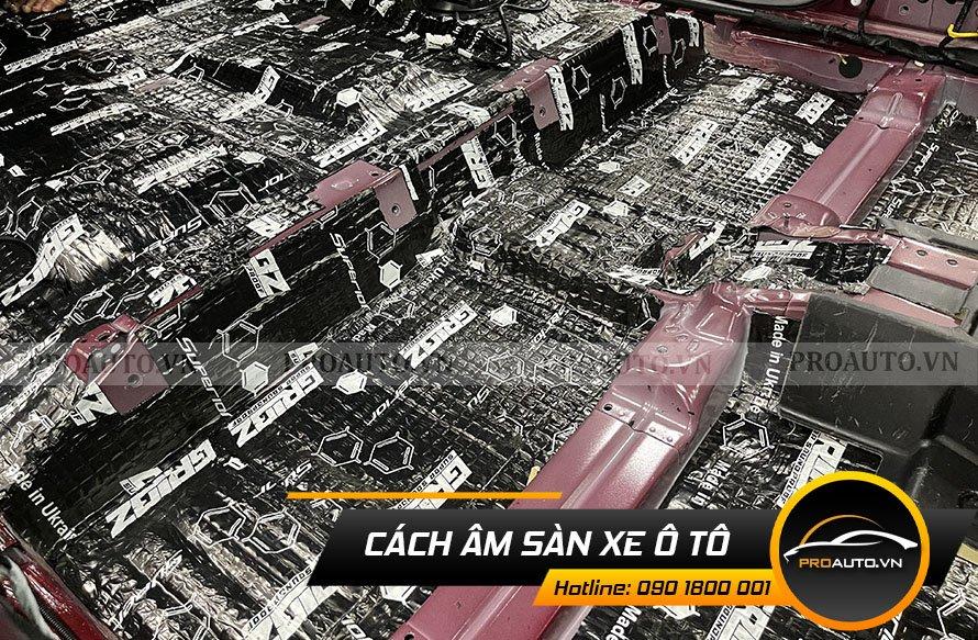Cách âm sàn xe ô tô