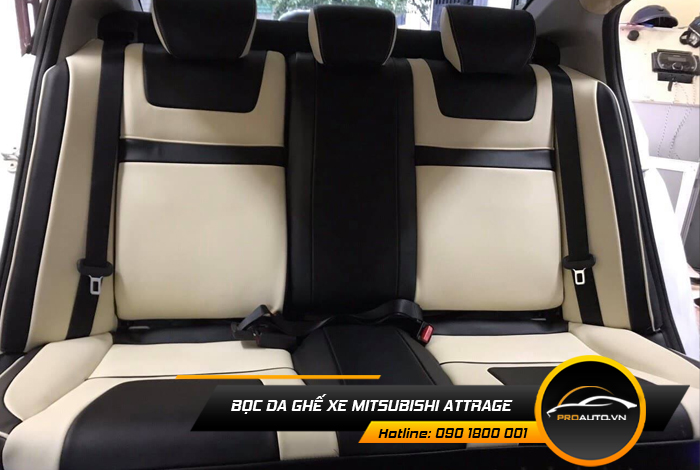 Cách bọc ghế da  Mitsubishi Attrage