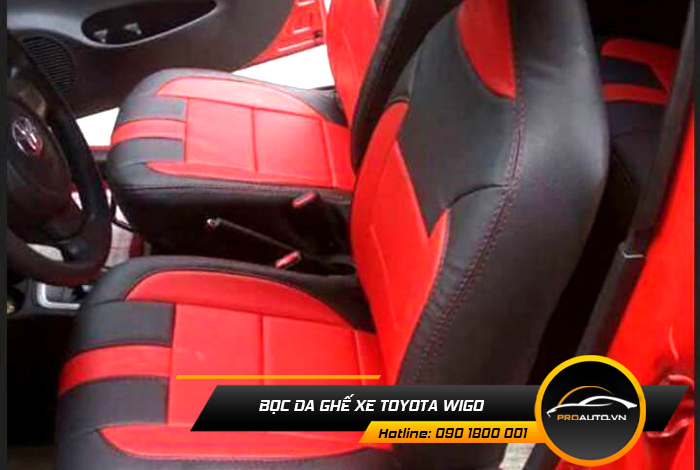 Chọn màu sắc bọc ghế da Toyota Wigo
