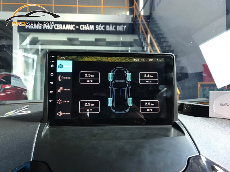 Lắp Cảm Biến Áp Suất Lốp Cho Xe Peugeot 3008