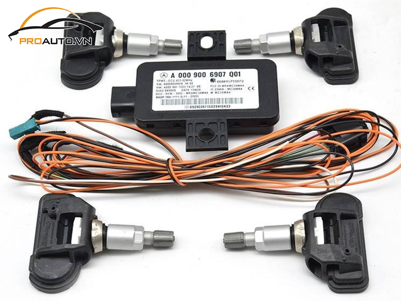 Lắp Cảm Biến Áp Suất Lốp Cho Xe Mercedes Benz A Class