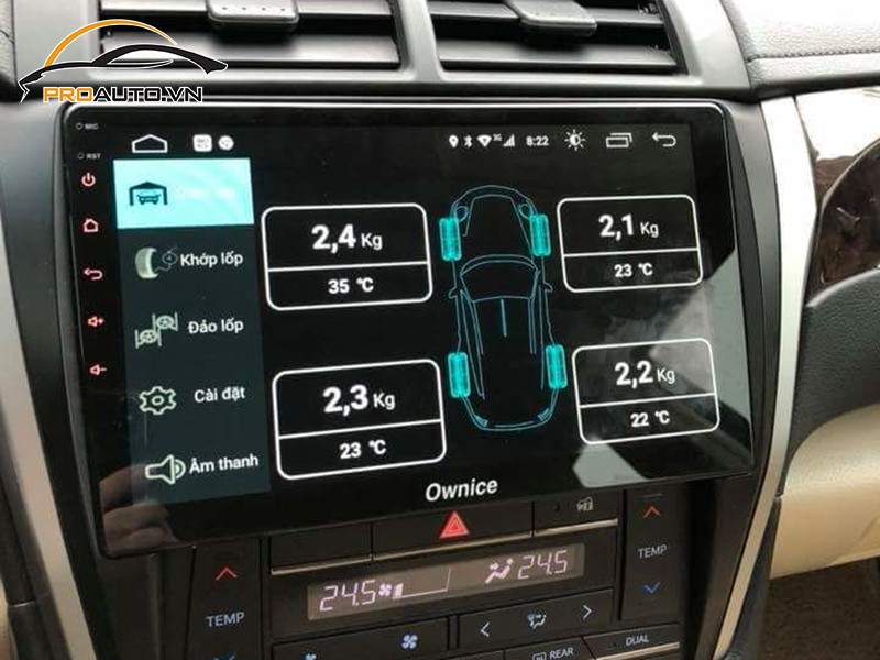 Lắp Cảm Biến Áp Suất Lốp Cho Xe Suzuki Ertiga