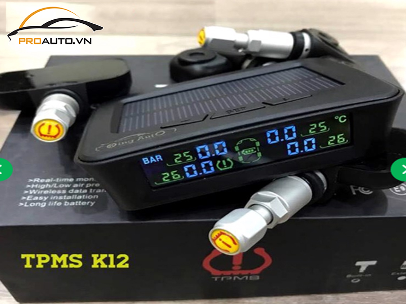 Lắp cảm biến áp suất lốp cho xe Toyota Hilux