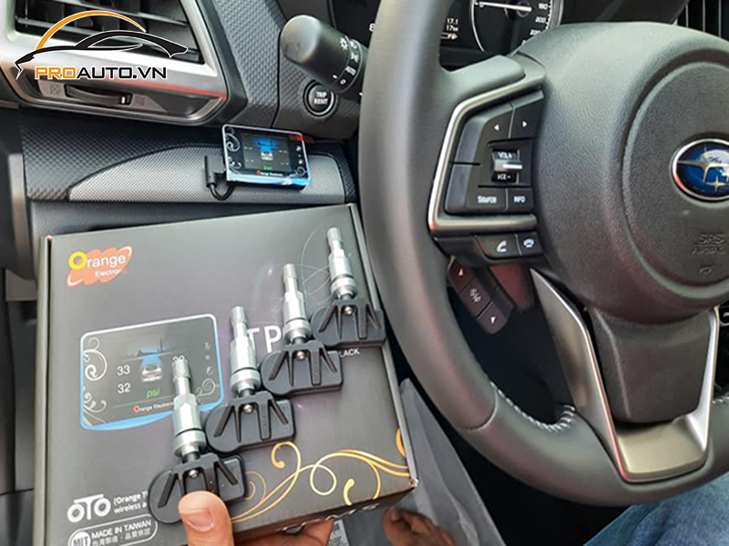 Lắp Cảm Biến Áp Suất Lốp Cho Xe Subaru Levorg