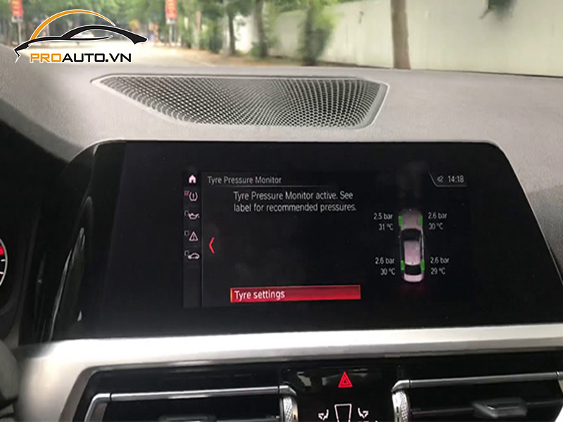 Lắp Cảm Biến Áp Suất Lốp Cho Xe BMW M Series