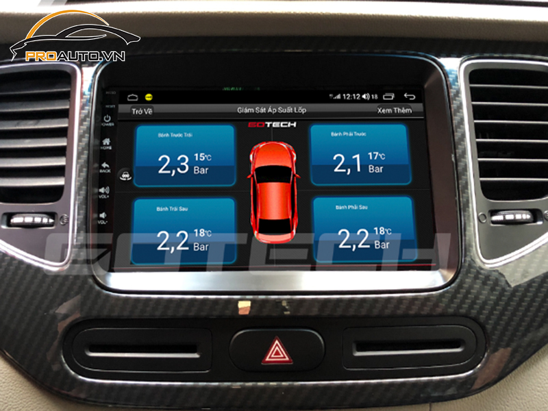 Lắp Cảm Biến Áp Suất Lốp Cho Xe Kia Rondo