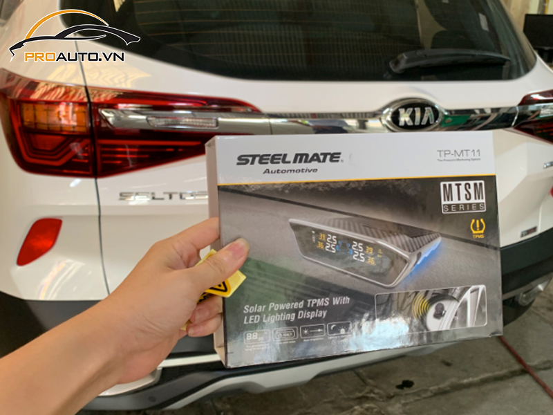 Lắp Cảm Biến Áp Suất Lốp Cho Xe Kia Seltos