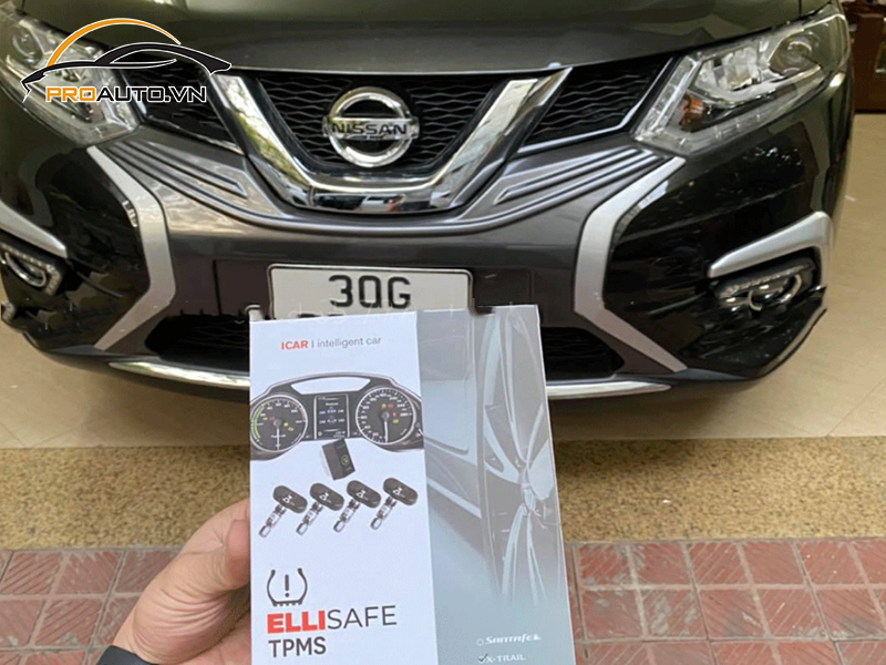 Lắp Cảm Biến Áp Suất Lốp Cho Xe Nissan X-Trail