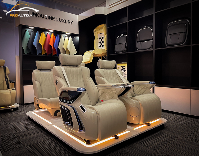 Mẫu ghế Limousine Crystal 2.0 