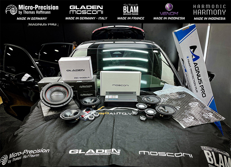 Nâng cấp âm thanh cho xe Volkswagen Viloran