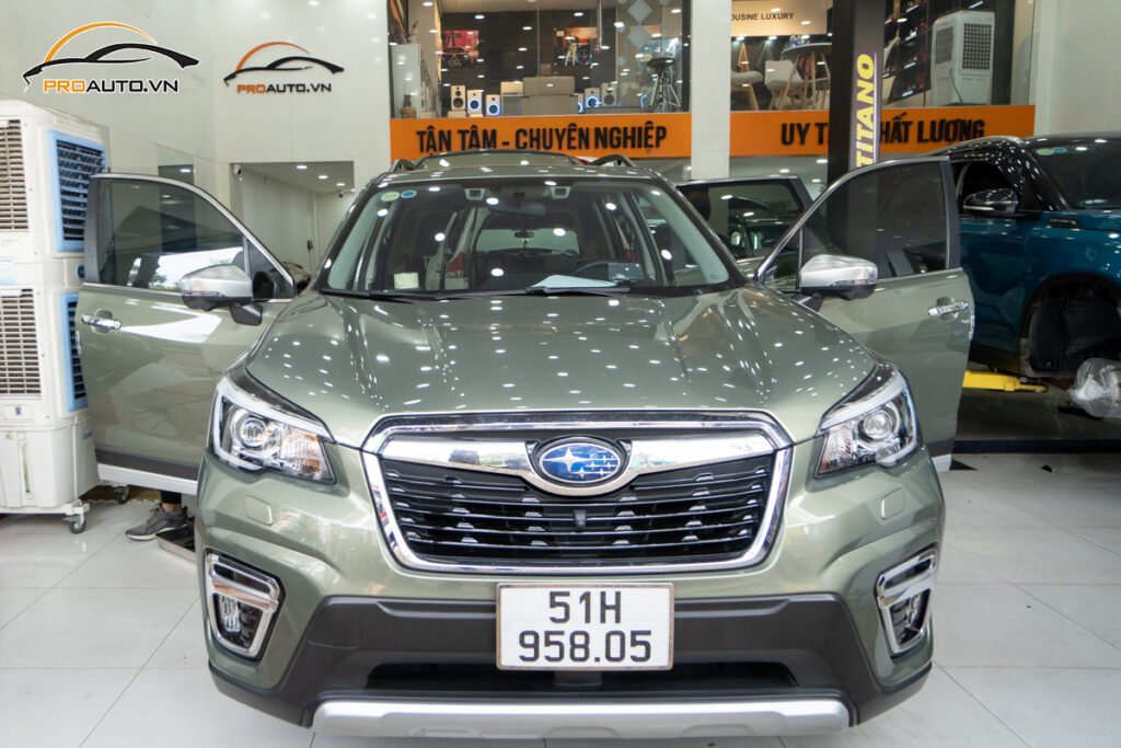 Cách âm chống ồn xe Subaru Outback