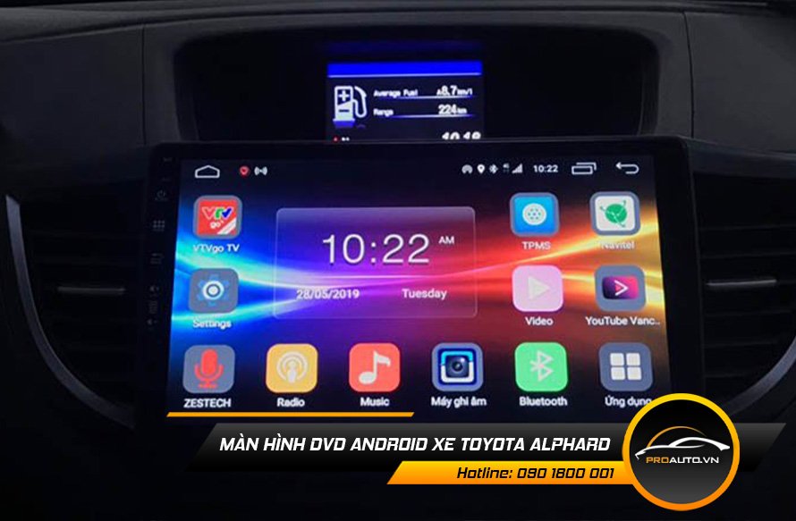 Màn Hình Android Xe Toyota Alphard - Ảnh 2