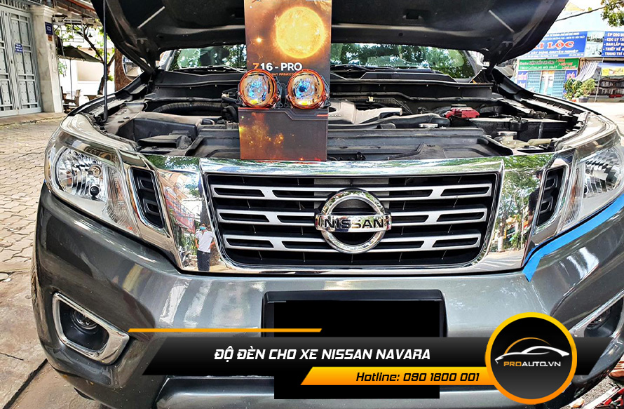Độ đèn xe Nissan Navara - Tăng tính thẩm mỹ cho xe