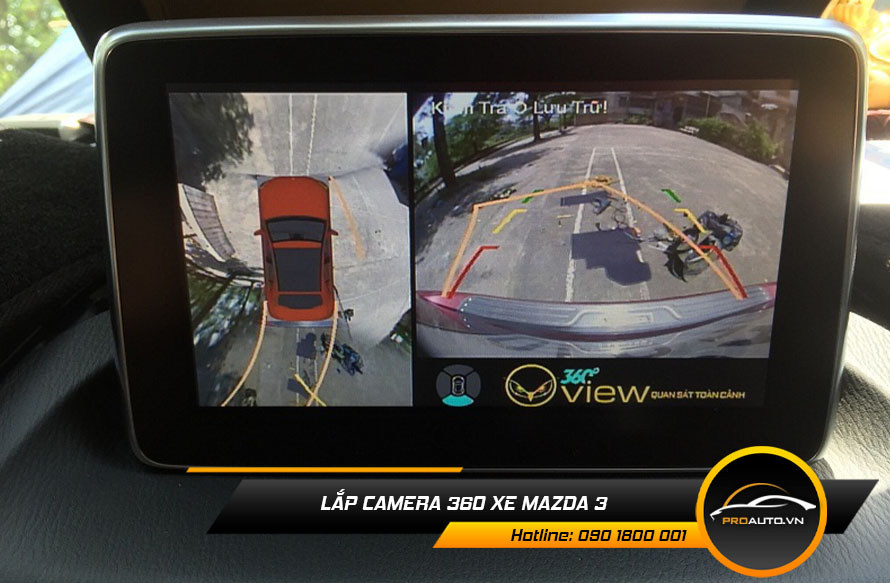 Lắp Camera 360 Độ Xe Mazda 3 - Ảnh 3