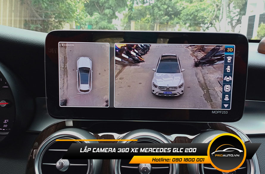 Lắp Camera 360 Độ Xe Mercedes GLC 200 - Ảnh 6