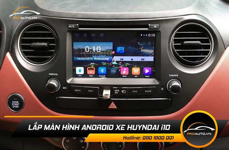 Màn Hình Android Xe Huyndai i10 - Ảnh 3