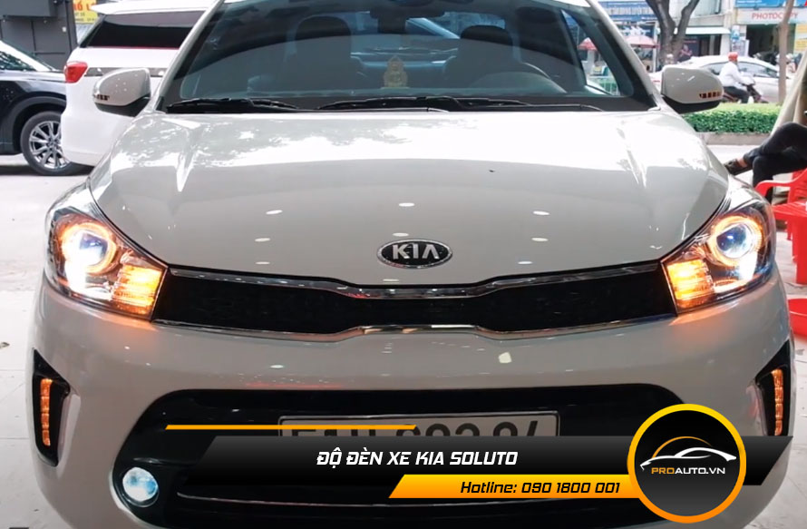 Độ Đèn Xe Kia Soluto