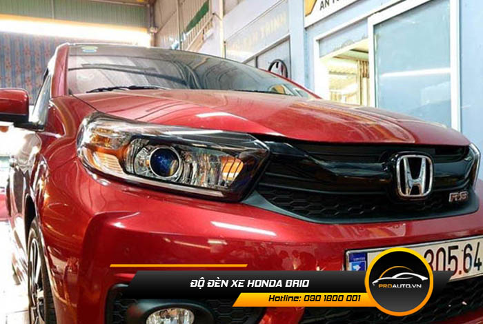 Độ Đèn Xe Honda Brio - Ảnh 7