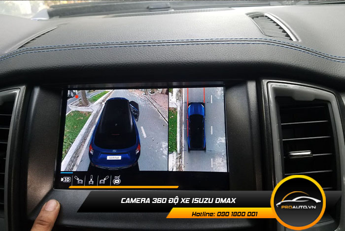 Lắp Camera 360 Độ Xe Isuzu D-max - Ảnh 8