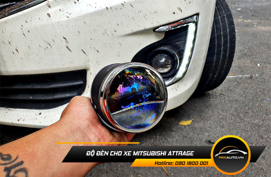 Độ Đèn Xe Mitsubishi Attrage - Ảnh 2
