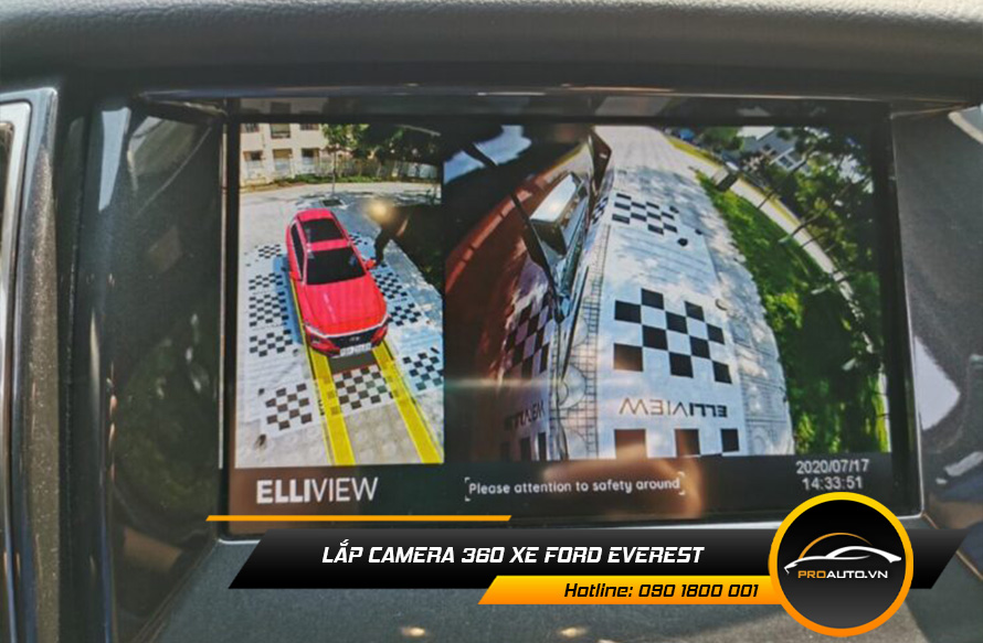 Lắp Camera 360 Độ Xe Ford Everest - Ảnh 2