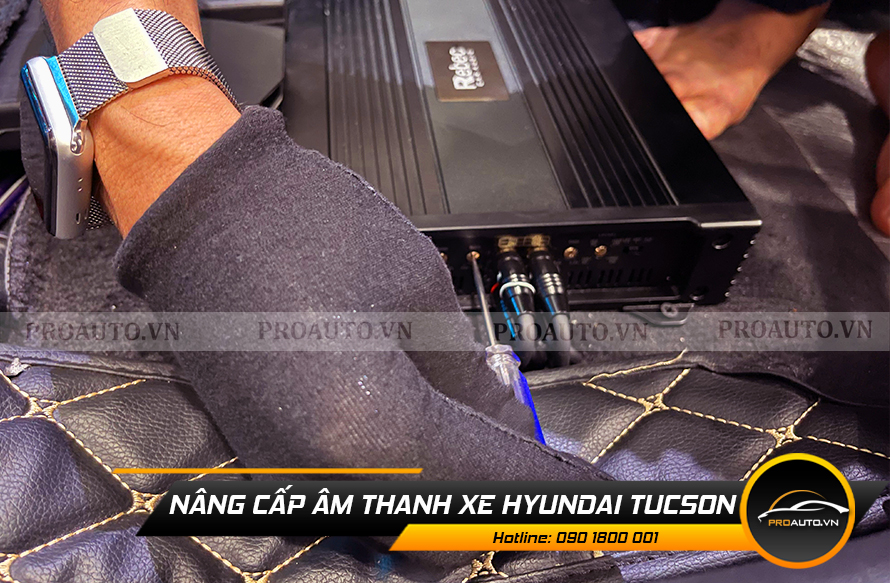 Gắn, thay, độ loa, sub điện và amply xe