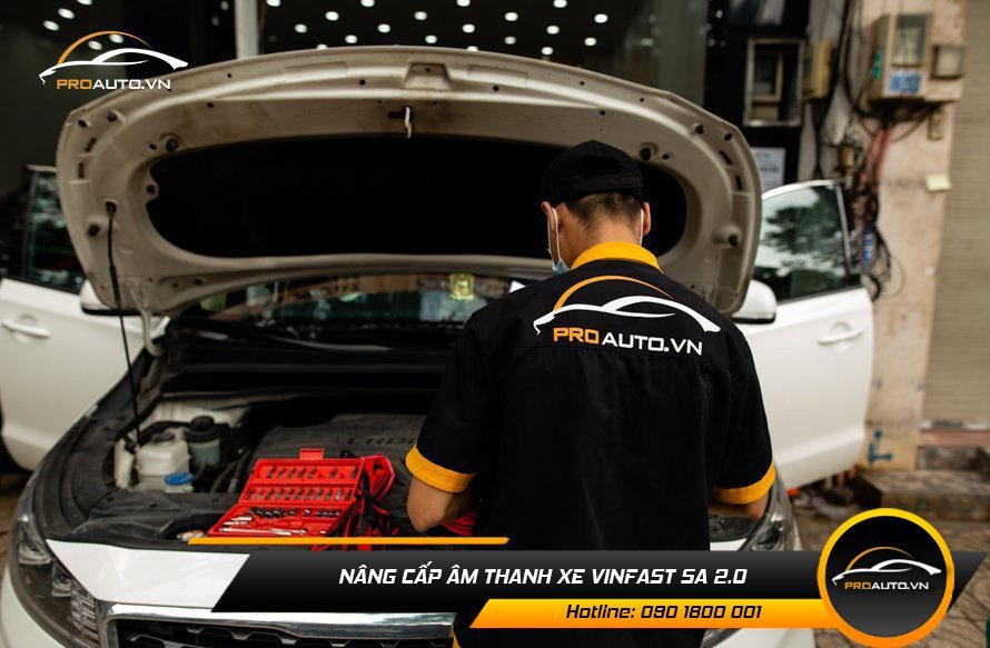 Giải pháp nâng cấp âm thanh Vinfast Lux SA2.0