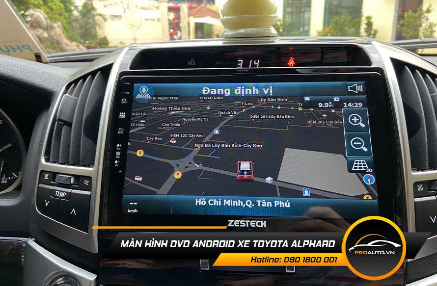 Màn Hình Android Xe Toyota Alphard - Ảnh 4