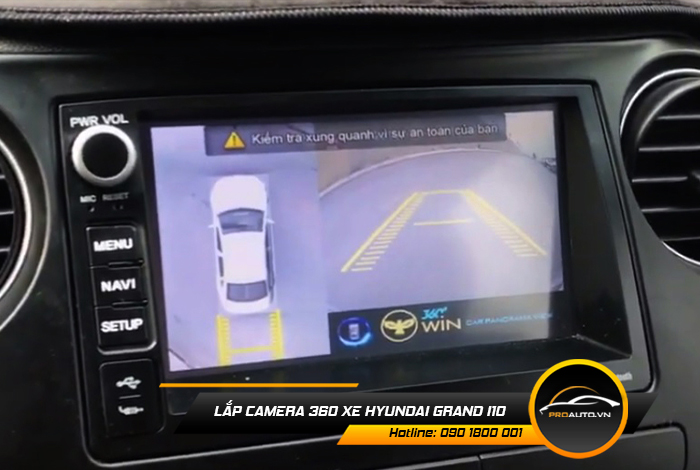 Lắp Camera 360 Độ Xe Hyundai Grand i10 - Ảnh 3