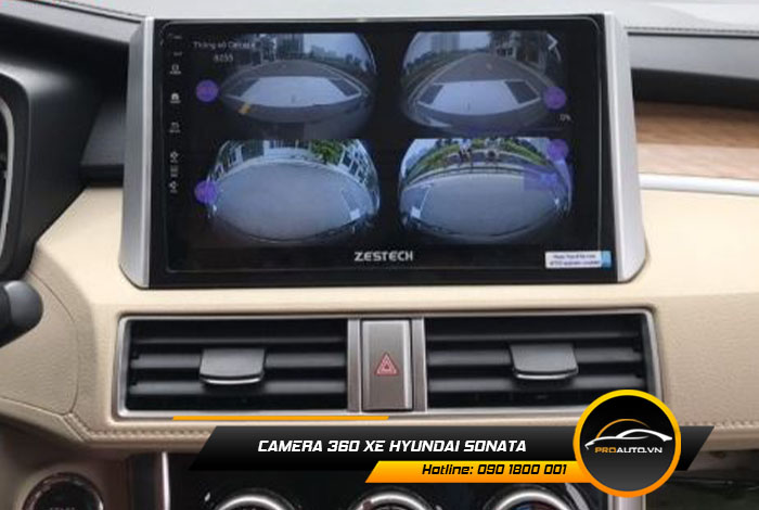 Lắp Camera 360 Độ Xe Hyundai Sonata - Ảnh 2