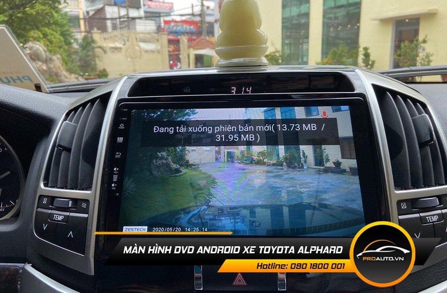 Màn Hình Android Xe Toyota Alphard - Ảnh 3