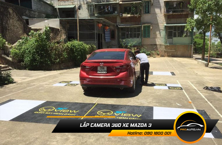 Lắp Camera 360 Độ Xe Mazda 3 - Ảnh 2