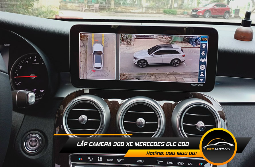 Lắp Camera 360 Độ Xe Mercedes GLC 200 - Ảnh 7