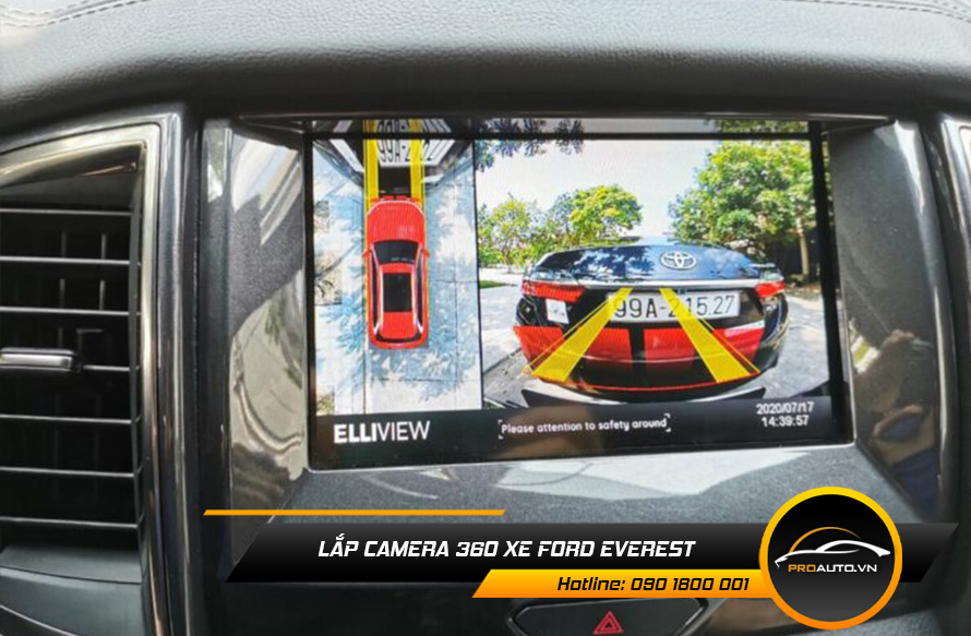 Lắp Camera 360 Độ Xe Ford Everest - Ảnh 4