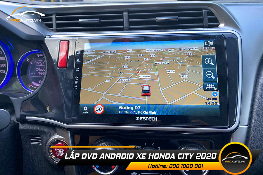 Màn Hình Android Xe Honda City - Ảnh 6