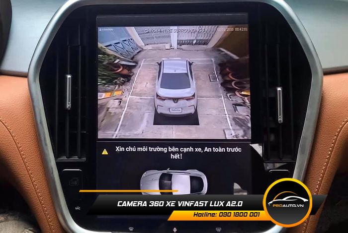 Nâng cấp và lắp camera 360 độ xe Vinfast Lux A2.0