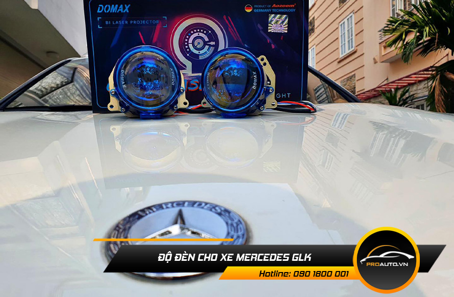 Độ đèn xe Mercedes GLK - Nâng cấp đèn pha cho xe